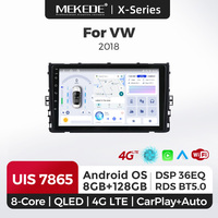 MEKEDE X10 X20 X30 X40 UIS7865 8+128G QLED AKM DSP CarPlay sans fil Android Auto pour VW 2018