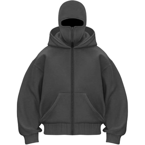<span class=keywords><strong>Sweat</strong></span>-shirt à capuche vintage surdimensionné pour <span class=keywords><strong>homme</strong></span>, fermeture éclair, manches longues, avec poches, lavage à l'acide, streetwear, <span class=keywords><strong>sweat</strong></span>-shirt en molleton, veste - Product Image 1