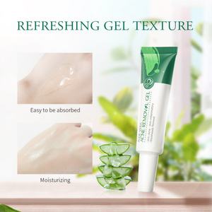 LAIKOU 20g Gel anti-acné à l'aloe vera pour le soin du visage, contrôle du sébum et élimination des boutons, marque privée - Product Image 5
