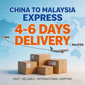 Servicio de Logística Aérea y Express Puerta a Puerta, Envío Rápido de China a Malasia en 4-6 Días, Servicios de Transporte de Mercancías DDU/DDP con Seguro - Product Image 1