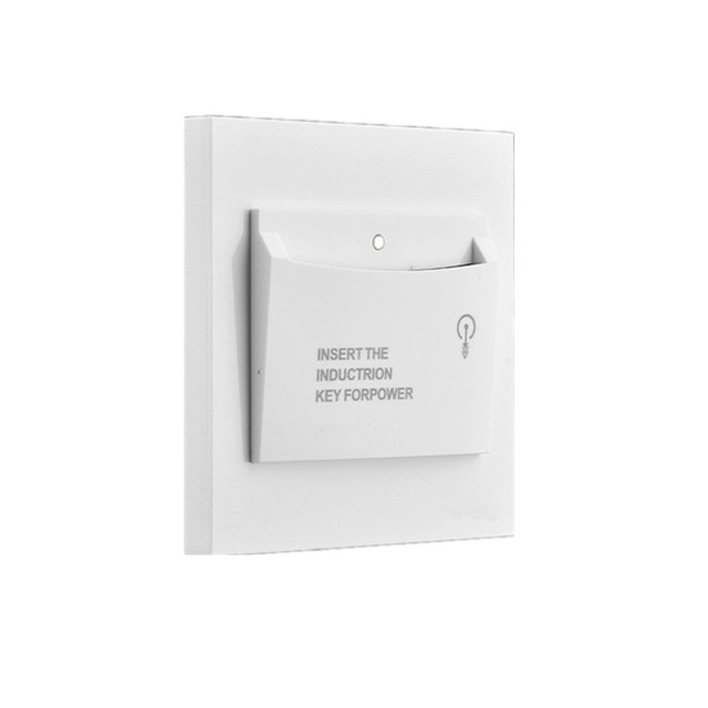 Hotel RFID Power Wall Switch M1 Card Hotel Energy Saver Wall Switch Support 13.56MHz High Frequency Card