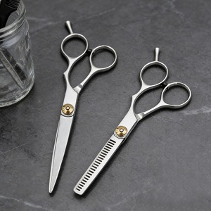 Professional Hairdressing Scissors Flat Shears Thinning Shears Hair Cutting Set Stainless Steel Durable Home Hair Styling Tools - Product Image 2