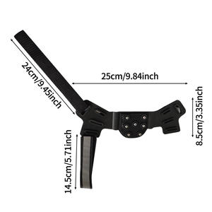 อุปกรณ์ป้องกันการลื่นไถลบนพื้นน้ำแข็ง/ที่ครอบรองเท้าแบบซิลิโคนยาง 7 ฟัน น้ำหนักเบา ทนทาน เหมาะสำหรับกีฬาฤดูหนาว - Product Image 4