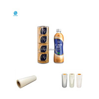 Film d'emballage PVC multi-tailles de haute qualité résistant à l'humidité pour l'emballage des bouteilles de jus, moulage par soufflage rigide