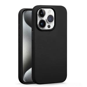 Nueva funda de teléfono de silicona líquida 2024, funda magnética con anillo de Metal de microfibra para <span class=keywords><strong>iPhone</strong></span> 15, funda para <span class=keywords><strong>iPhone</strong></span> 16 Pro Max - Product Image 3