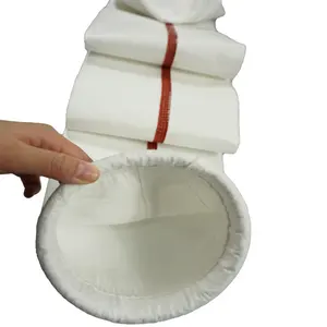 Industrial 100% PTFE Dust Kolektor Filter Bag Polyester Filter Bag untuk Industri Limbah Incinerator Semen