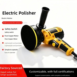 Pulidora Eléctrica Portátil Profesional de 500W con Cable, Motor de Cobre Puro, Disco de 6 Pulgadas, 3 Años de Garantía para Encerado de Autos - Product Image 1