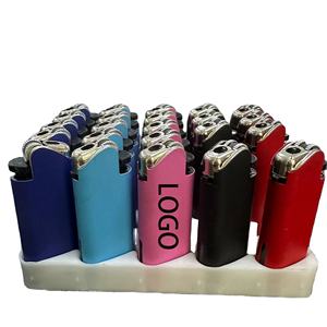 ไฟแช็กโลหะทรงสี่เหลี่ยม ถังขนาดใหญ่ กดเปิดด้วยนิ้วหัวแม่มือ ไฟแช็กแบบใช้หินเหล็กไฟ - Product Image 1