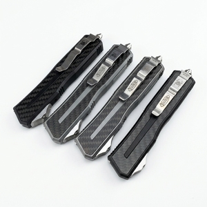 Cuchillo de Camping Micro Tech Beetle Edición Aluminio, Herramienta EDC de Bolsillo de Alta Calidad, Acero Inoxidable, Mango de Aluminio OEM - Product Image 2
