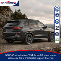 Jantes en alliage forgé monobloc de haute qualité personnalisées de 20, 21 et 22 pouces en titane satiné 5x112 pour BMW X5 G05 X6 G06 SUV