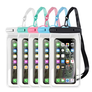 High Quality Tpu Waterproof Phone Pouch Ipx8 Floatable Waterproof Cell Phone Bag For Swimming