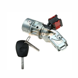 Aelwen-Interruptor de bloqueo de encendido y llave, Kit de 5 pines compatible con Renault Clio MK3 Modus <span class=keywords><strong>Kangoo</strong></span> OE 487004438R 8200214168 7701208408 - Product Image 3