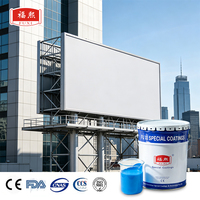 Revêtement protecteur imperméable anti-rouille écologique pour panneaux publicitaires en métal, couche de finition acrylique polyuréthane, longue durée de vie, extérieur