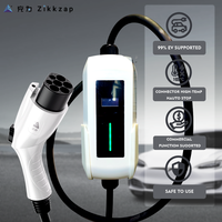Nouveau chargeur AC Z7A 3,5KW/7KW AC230V Type 2 EU, certifié IP65 CE/FCC, portable pour usage domestique avec écran LED de 1,3 pouce