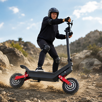 Trottinette Électrique Pliable à Double Moteur, Nouveaux Pneus Larges, Étanche, Conforme aux Normes EU RoHS, Autonomie 80-100 km, Charge Maximale 120 kg, Trottinette Électrique X10 Haute Puissance pour Adultes