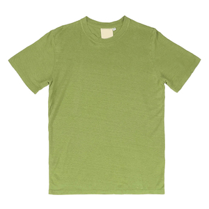 Camiseta de algodón de cáñamo Jersey orgánico Camisetas para hombre Camisetas en blanco personalizadas para hombres Camiseta de manga corta Camisas lisas Tops sostenibles - Product Image 5