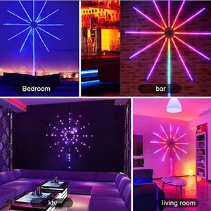 ไฟ LED 5V รูปดอกไม้ไฟ สำหรับตกแต่งฉากหลังงานแต่งงานกลางแจ้ง ไฟประดับตกแต่งคริสต์มาส - Product Image 6