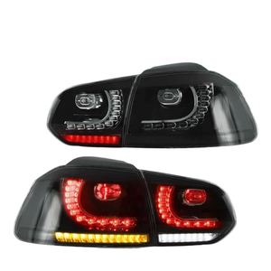 Fanale Posteriore a LED <span class=keywords><strong>Golf</strong></span> 6, Nuovo Kit di Aggiornamento con Luci Diurne 6000K 6000 Lumen, Plug & Play per VW <span class=keywords><strong>Golf</strong></span> 6 - Product Image 1