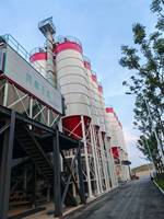 Planta Mezcladora de Mortero Seco de Alta Resistencia de 30-60T/H para Grandes Obras de Infraestructura y Fábricas de Materiales de Construcción