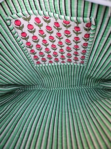 Bolsa de Mano Acolchada de Algodón con Estampado Floral Rojo y Azul, Bolsa de Compras, Bolsa de Viaje Boho para Mujer - Product Image 6