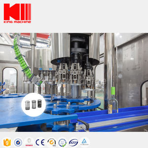 Ligne de production professionnelle de machine de capsulage de remplissage de <span class=keywords><strong>vin</strong></span> de bouteille en verre usine d'embouteillage de bière - Product Image 5