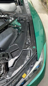 Panneau latéral de phare en fibre de carbone véritable, cache décoratif du compartiment moteur, accessoires de tuning sport pour BMW G80 G82 G87 M3 M4 - Product Image 5