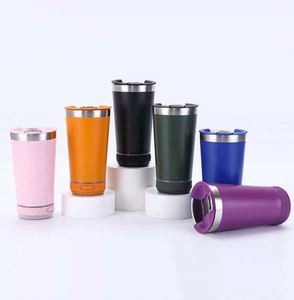 Double Wall Stainless Steel <b>Coffee</b> Mug With Custom Color and Logo Gift Bottle With Bluetooth - Product Image 1