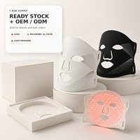 Masque de luminothérapie rouge pour le visage, fabricant prêt à expédier, spectre personnalisé, logo, couleur et emballage sur mesure