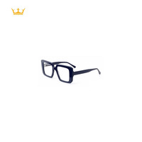Nouvelles Lunettes Optiques Rétro Carrées à Monture Complète Surdimensionnée Unisexe Verres Transparents pour Extérieur Montures Optiques Personnalisées Populaires
