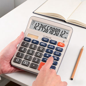 <span class=keywords><strong>Calculadora</strong></span> Solar Portátil Huayang <span class=keywords><strong>de</strong></span> 12 Dígitos con Pantalla Grande y Función <span class=keywords><strong>de</strong></span> Repetición Automática para Oficina, Contabilidad y Uso Escolar - Product Image 2