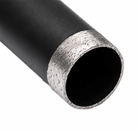 Foret diamanté à bord de 1-3/8 pouces, filetage 1/2/ M14/ 5/8-11, pour perçage de béton et pierre, 60-80 mm