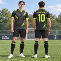Maillots de football personnalisés unisexes, maillots de soccer respirants et à séchage rapide pour les clubs