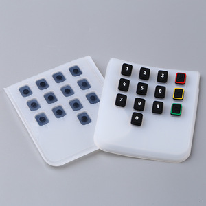 Boutons en caoutchouc pour jouets, poignée de caisse enregistreuse, boutons en silicone de qualité alimentaire, modèle de bouton en silicone 001 personnalisé - Product Image 3