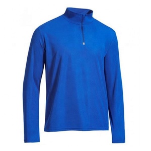 Sweat-shirt à fermeture éclair quart de tour respirant de haute qualité, faible MOQ, personnalisé, à manches longues, uni, pour homme, idéal pour l'hiver – En vente - Product Image 4