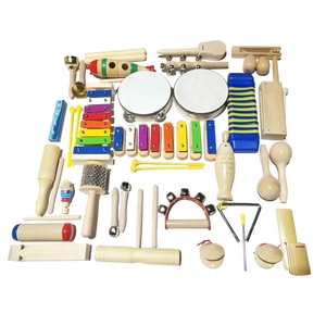Wholesale Children Wooden Orff Percussion Instrument Set Multifunctional Rhythm Musical For Kindergarten <b>Music</b> Class Teaching - Product Image 1