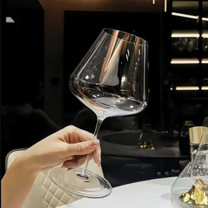 Verre à vin rouge et blanc ultra fin en cristal, verre à pied haut fin pour Bourgogne - Product Image 3