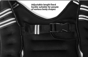 سترة مرجحة رائجة البيع للنساء والرجال تدريب تدريب عبر تناسب الجسم قوة التدريب سترة الوزن - Product Image 4