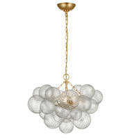 JYLIGHTING Américain Postmoderne Rond Créatif Simple Lumière De Luxe Lustre En Verre Salon Hall Escaliers Chambre Restaurant