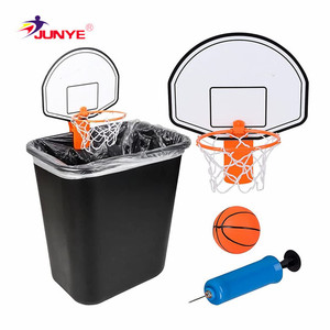 Ensemble de mini-paniers de basket Junye 23 cm x 26 cm avec ballon et pompe pour enfants, pour jouer en intérieur - Product Image 4