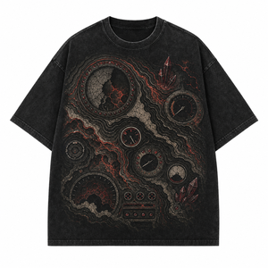 Custom Logo 220GSM 100 Cotton Vintage Washed Loose Fit T-shirt Screen Print Drop Shoulder Private Label Streetwear Men T Shirt - Product Image 3