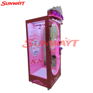 Machine à pinces à griffes roses, équipement commercial, machine à cadeaux à monnayeur à pièce unique, directement d'usine - Product Image 4