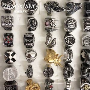 Anillos de Moda Hip Hop 2024 para Hombre, Joyería de Acero Inoxidable, Venta Directa de Fábrica, Estilo Punk, Regalos en Stock - Product Image 4