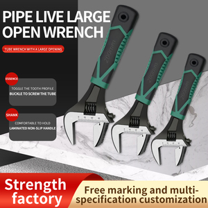 Chất lượng cao mục đích kép có thể điều chỉnh cờ lê với xử lý ngắn Chrome-Kết thúc thép cho công nghiệp và sửa chữa các ứng dụng - Product Image 4