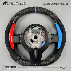 Volante Deportivo Personalizado de Fibra de Carbono con LED Inteligente para BMW 330i 440i M2 M3 M4 M5 F10 F30 X3 X5 F15 F16 F18 2010-2018 - Product Image 5