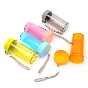 New Century Eco-friendly Plastic and Metal Wheat Straw Cup with Lid Water Bottle Pattern Promotional Drinkware Thank You Gifts