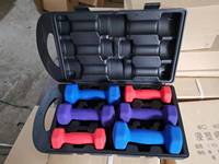 Haute qualité chinois fabriqué en usine haltères PVC fonte 1kg 2kg 3kg support haltère corps exercices enfants/femme haltères
