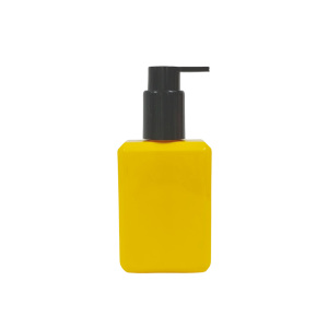 Nuevo Diseño de Botella de Plástico PET Cuadrada Amarilla de 500 ml con Bomba <span class=keywords><strong>para</strong></span> Desinfectante de <span class=keywords><strong>Manos</strong></span>, Champú, Jabón Líquido - Product Image 1