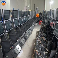 Terminal de jeu en ligne pour machine de jeu, écran incurvé 43 pouces, cabinet en métal et acrylique, options personnalisables pour utilisation en arcade