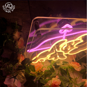 Lámpara de mesa de neón personalizada, accesorios para habitación, señal de neón, nombres de empresa, <span class=keywords><strong>feliz</strong></span> <span class=keywords><strong>cumpleaños</strong></span>, luminosa - Product Image 2