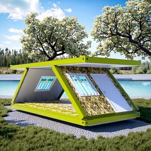 RB Modular House Luxury Prefab Office 2 3 Bedroom Fold Out Mobile Home Tiny Camp Expandable Foldable Folding <b>Container</b> 2 Bedroom - Product Image 1
